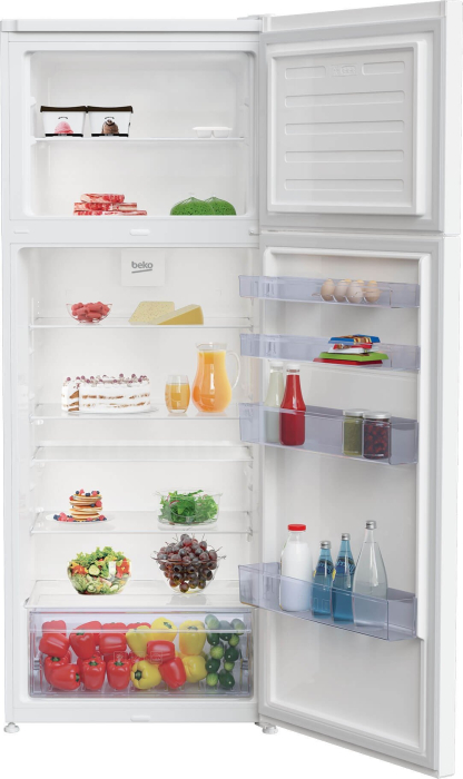 Frigider cu doua usi Beko RDSE465K30WN, Static, 437 l, Clasa F, Autonomie fara curent: 20 h,  H 185 cm, Alb [3]