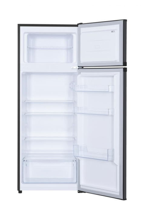 Frigider cu doua usi Heinner HF-H2206DGE++, 206 L, Clasa E, Lumina LED, Termostat Ajustabil, Usi Reversibile, Gri Antracit Texturat [2]