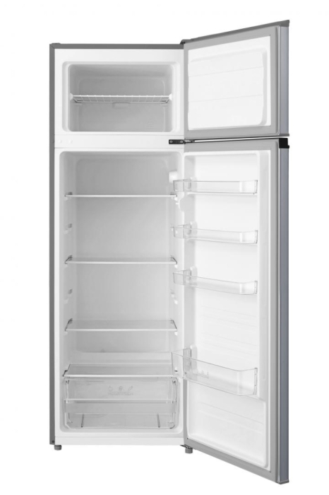 Frigider cu Două Uși Heinner HF-M235ESE++, 235 L, Clasa Energetică E, Control Electronic, Super Răcire, Super Congelare, Uși Reversibile, LED, Argintiu [2]