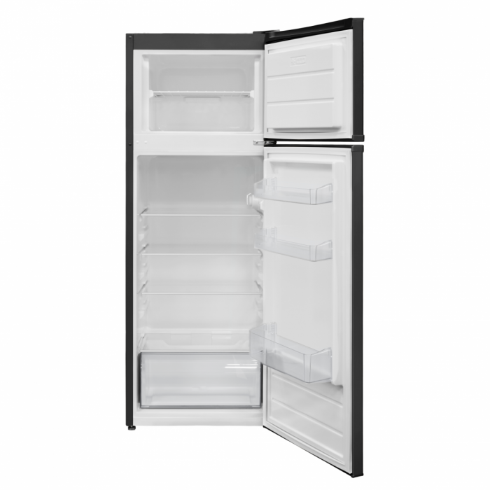 Frigider cu doua usi Heinner HF-V212BKE++, 212 l, Less Frost, Iluminare LED, Clasa E, H 144 cm, Negru [2]