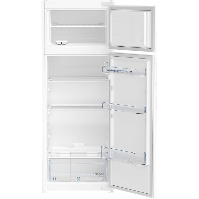 Frigider cu doua usi incoporabil Beko BDSA250K4SN, 220 l, Termostat reglabil, Clasa E, Consum anual energie (kWh): 186 kWh,  H 144.8 cm, Alb [2]
