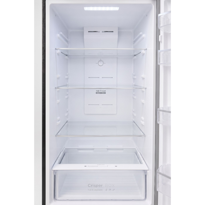 Frigider cu doua usi LDK LF-465NFDS, Capacitate 465 l, No Frost, Multi AirFlow, Crisper Box, Termostat ajustabil, H 186 cm, Clasa E, Dark Inox [5]