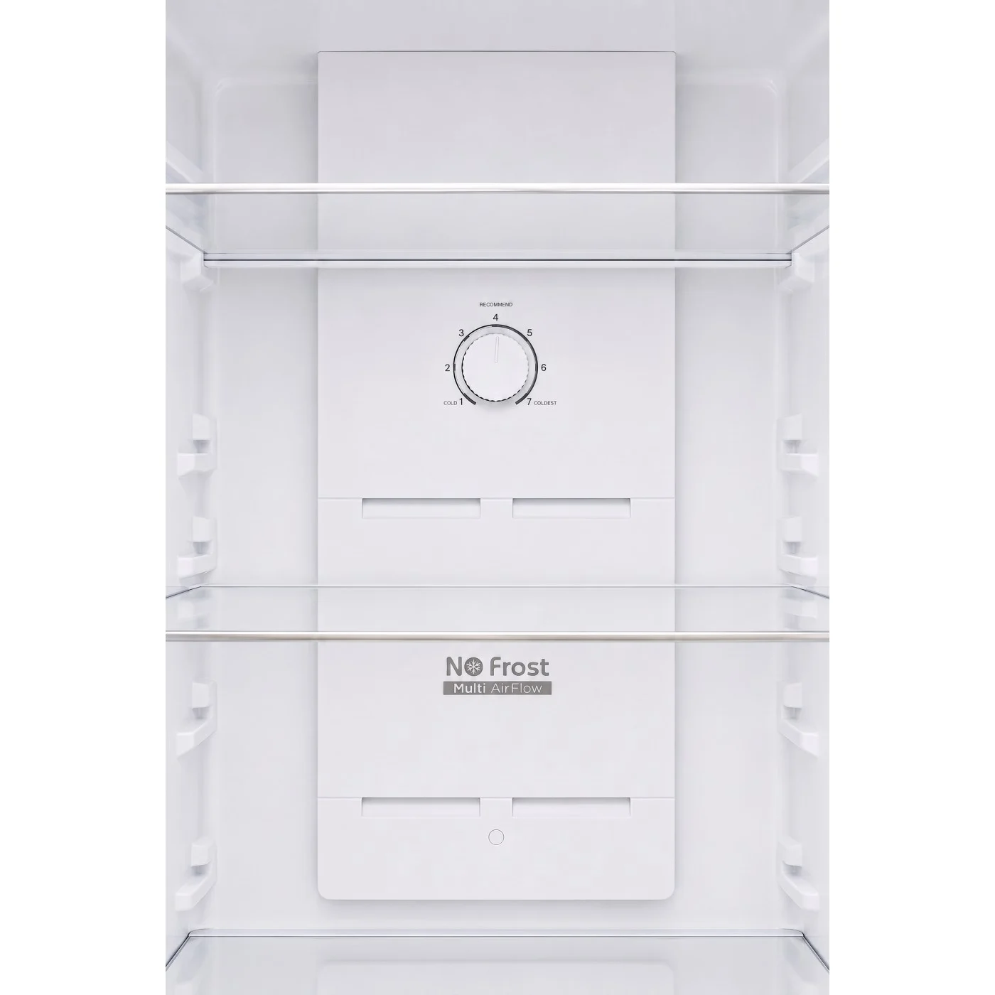 Frigider cu doua usi LDK LF-465NFDS, Capacitate 465 l, No Frost, Multi AirFlow, Crisper Box, Termostat ajustabil, H 186 cm, Clasa E, Dark Inox [7]