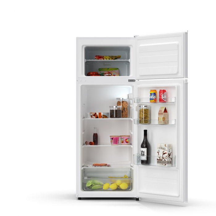 Frigider cu doua usi Tesla RD2100ME, 207 l, Iluminare LED, Clasa E, usi reversibile, H 143 cm, Alb [4]