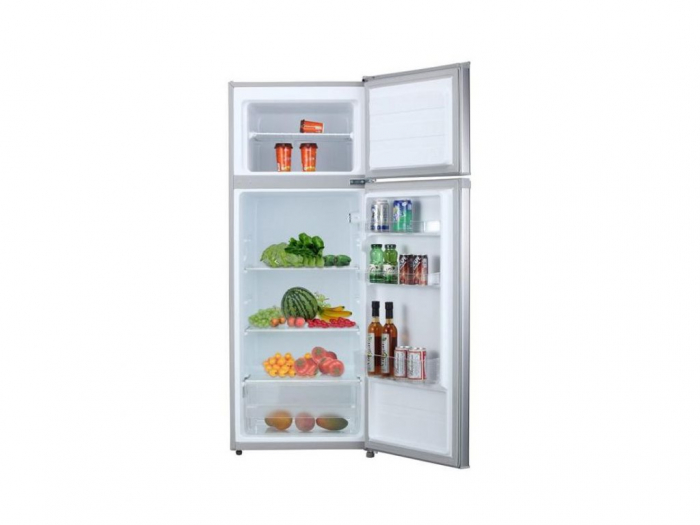 Frigider cu doua usi Tesla RD2100MSE, 207 l, Iluminare LED, Clasa E, usi reversibile, H 143 cm, Argintiu [6]