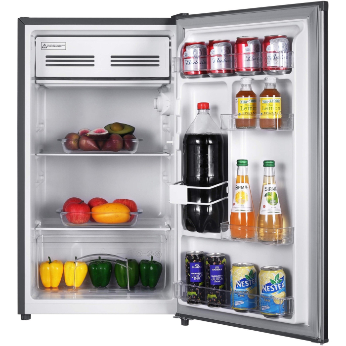 Frigider cu o usa Arctic ATF906SN, 89 l, Garden Fresh, Mix Zone, XXL BOTTLE, Clasa E, H 84 cm, Argintiu [4]