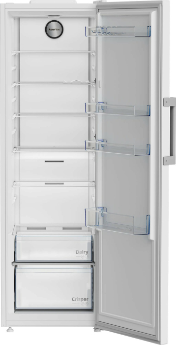Frigider cu o usa Beko, No Frost, 365 L, 186.5 H, Consum anual energie (kWh): 143 kWh,  Clasa energetica E, Alb [3]