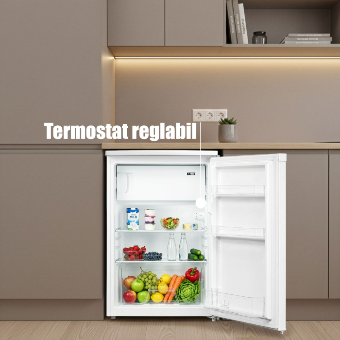 Frigider cu o ușă Samus SW144E, 113L, Clasa E, Termostat Reglabil, Ușă Reversibilă, Lumina Interioară, Alb [6]