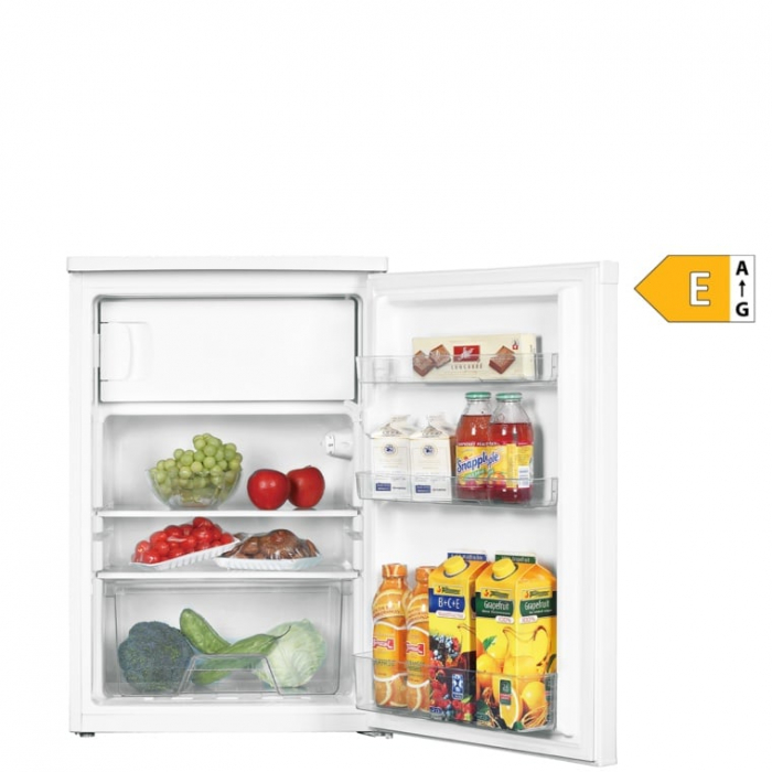 Frigider cu o usa VIVAX TTL-131E, 131L, Clasa E, Termostat reglabil, Iluminare interioara, Usa reversibila, Suprafata painted metal, 3 Rafturi de Sticla securizata, H 85 cm, Alb [6]