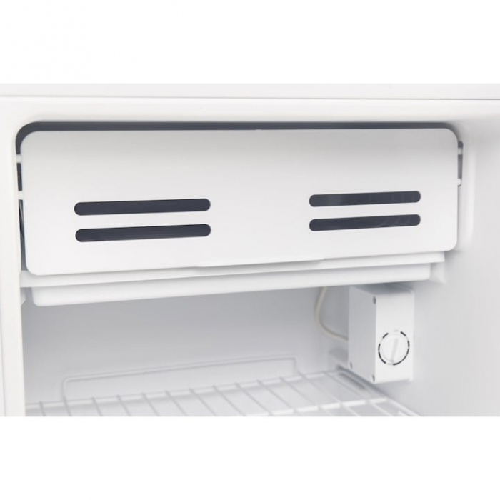Frigider cu o usa VIVAX TTR-93E, 93L, Clasa E, Termostat reglabil, Iluminare interioara, Compartiment gheata, Usa reversibila, Suprafata painted metal, 2 Rafturi de Sticla securizata, H 85 cm, Alb [6]