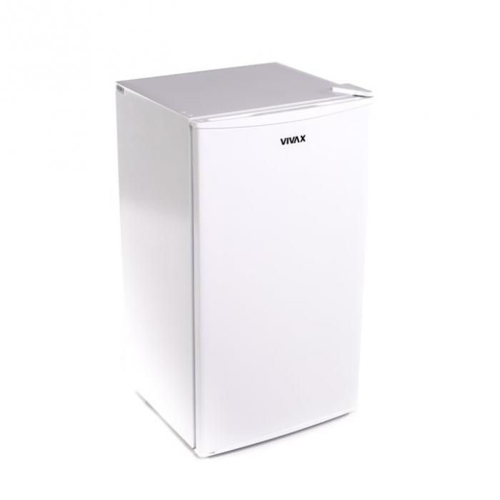 Frigider cu o usa VIVAX TTR-93E, 93L, Clasa E, Termostat reglabil, Iluminare interioara, Compartiment gheata, Usa reversibila, Suprafata painted metal, 2 Rafturi de Sticla securizata, H 85 cm, Alb [3]