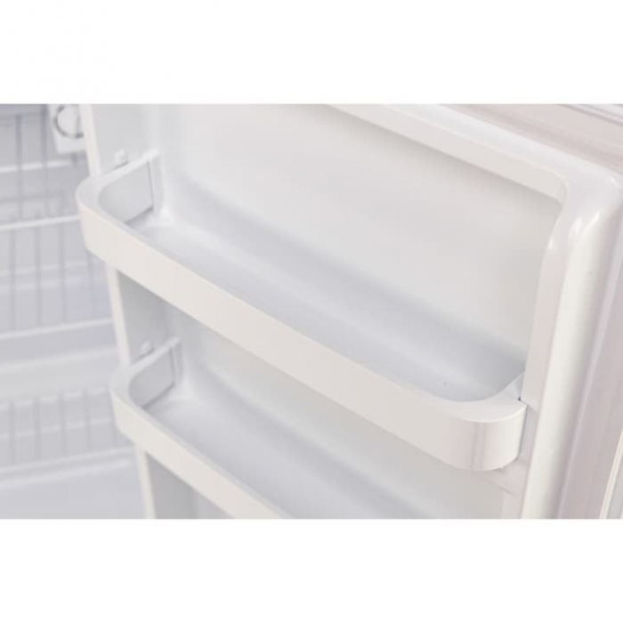 Frigider cu o usa VIVAX TTR-93E, 93L, Clasa E, Termostat reglabil, Iluminare interioara, Compartiment gheata, Usa reversibila, Suprafata painted metal, 2 Rafturi de Sticla securizata, H 85 cm, Alb [5]