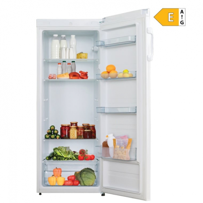 Frigider cu o usa VIVAX VL-235E, 230L, Clasa E, Termostat reglabil, Usa reversibila, Suprafata painted metal, 4 Rafturi de Sticla securizata, H 142 cm, Alb [9]