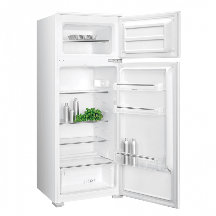 Frigider Samus SDBI294E, 205 litri, alb, termostat reglabil, lumina interioara tip LED, picioare reglabile [3]