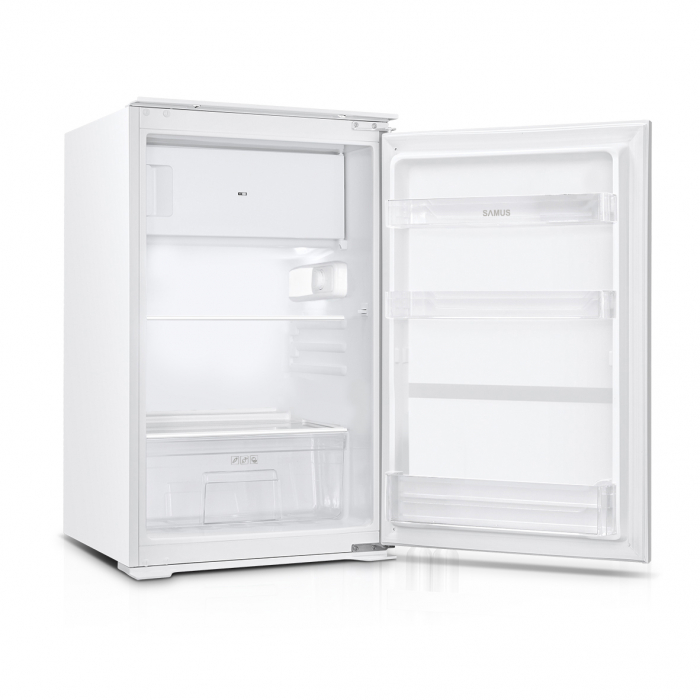 Frigider incorporabil Samus SFBI174E, alb, termostat reglabil, lumina interioara tip LED, picioare reglabile [2]