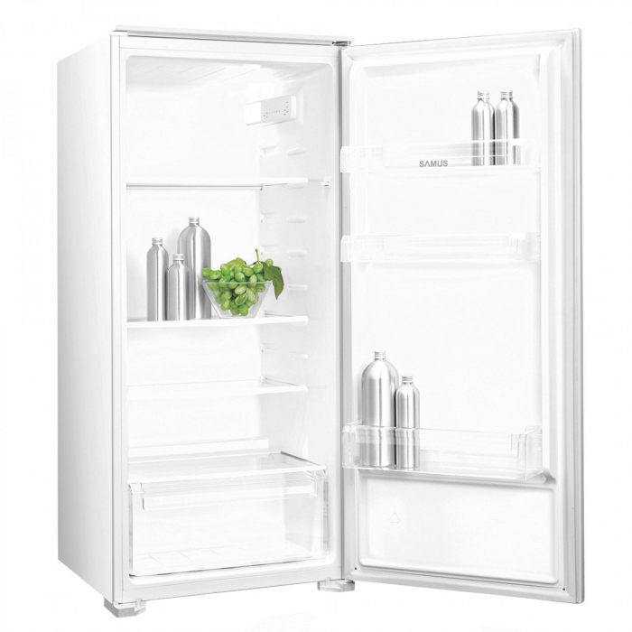 Frigider incorporabil Samus SRBI223, alb, termostat reglabil, usa reversibila, lumina interioara tip LED, picioare reglabile [2]