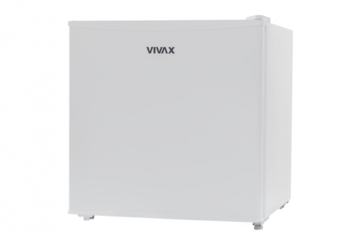 Frigider minibar cu o usa VIVAX MF-45E, 43L, Clasa E, Termostat reglabil, Compartiment gheata, Usa reversibila, Suprafata painted metal, Raft de Sticla securizata, H 50 cm, Alb [2]