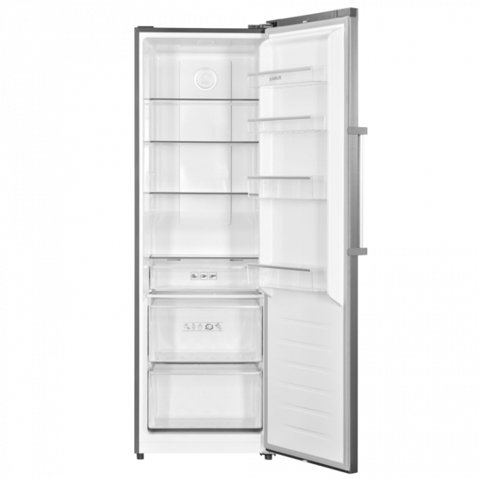 Frigider cu o ușă Samus SRX474NFE, 359L, Clasa E, Full No Frost, Multi Air Flow, SuperCool, Afișaj LCD, Ușă Reversibilă, Inox [3]