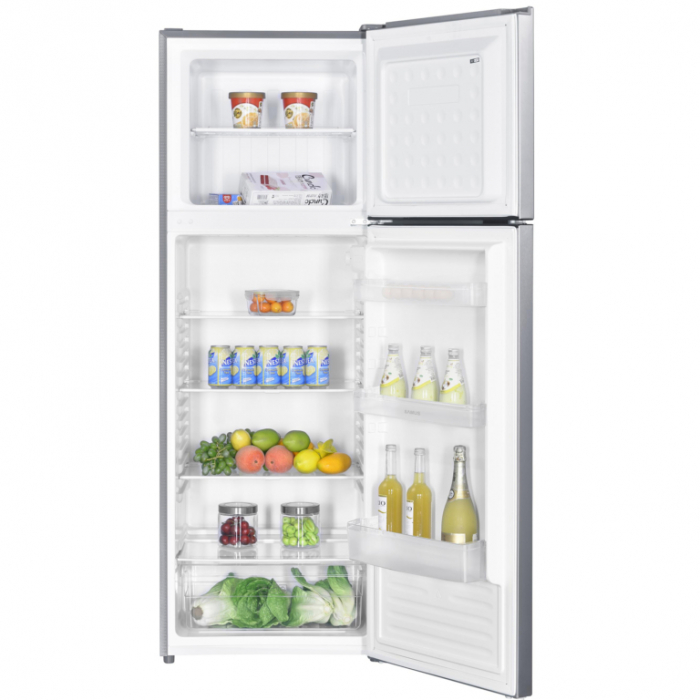 Frigider cu 2 usi Samus SX464E, 304 litri, clasa E, argintiu, inaltime 172 cm, termostat reglabil, lumina interioara tip LED, Inox [3]