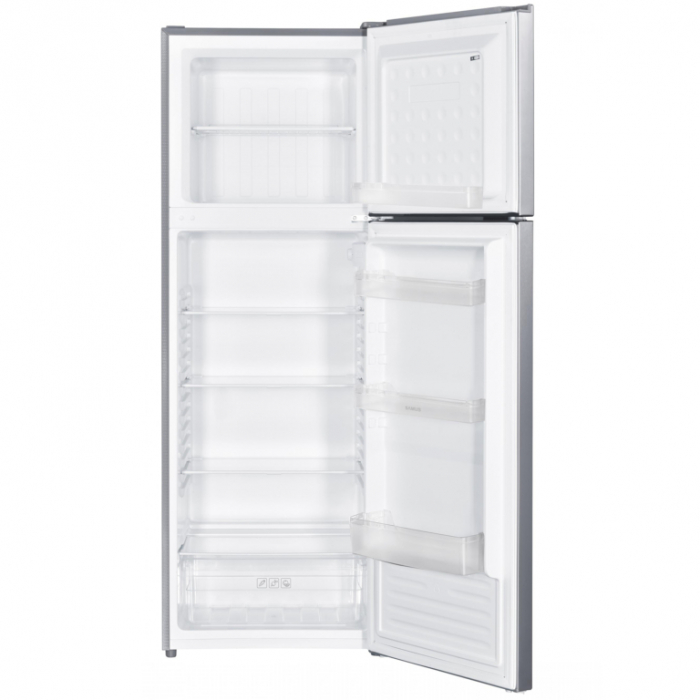 Frigider cu 2 usi Samus SX464E, 304 litri, clasa E, argintiu, inaltime 172 cm, termostat reglabil, lumina interioara tip LED, Inox [2]