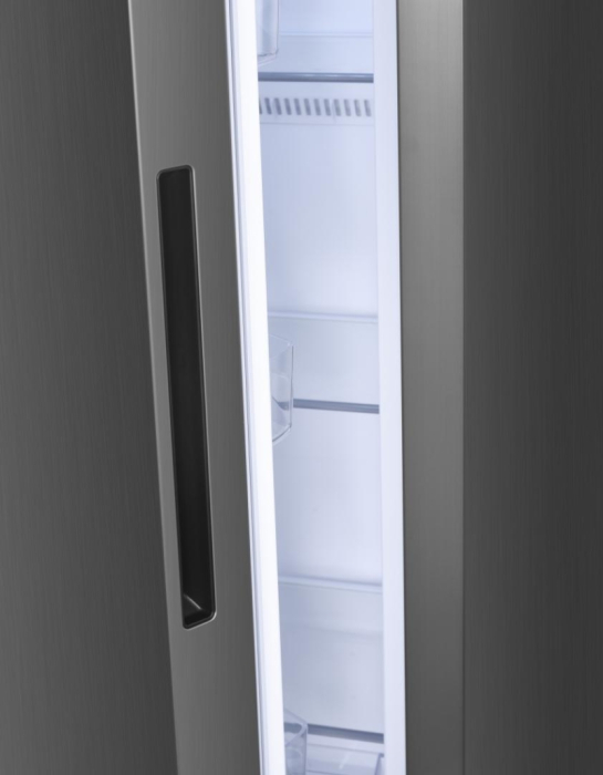 Frigider side by side Heinner, Dozator de apa, Volum 439 L, Inverter, Touch, INOX [3]