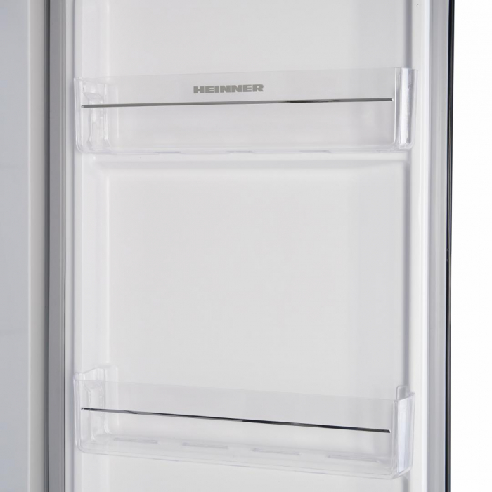 Frigider Side by Side Heinner HSBS-H442NFGWHE++, 442 l, Total NoFrost, Clasa E, Inaltime 177 cm, Sticla alba [5]