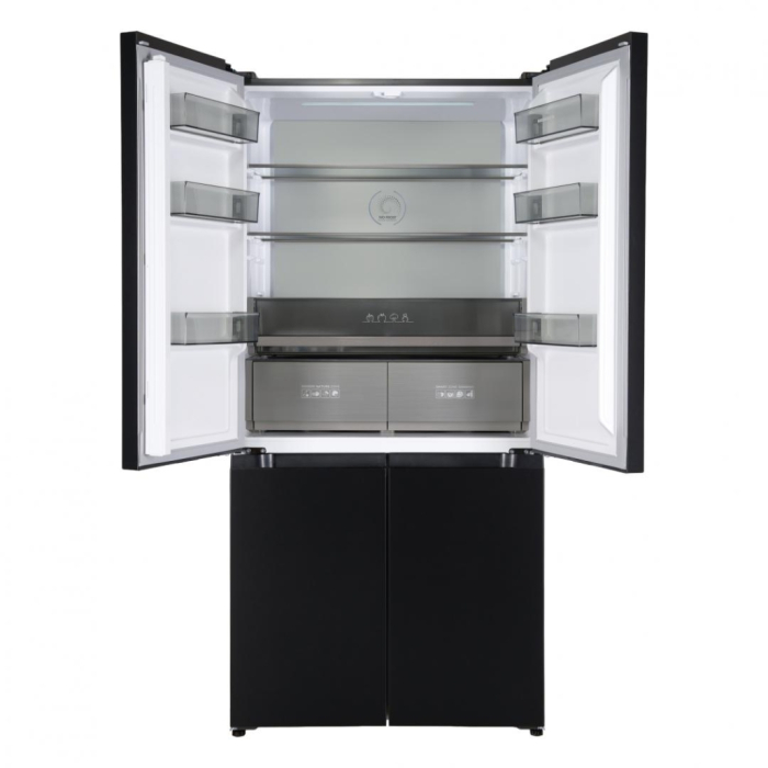 Frigider Side by Side Heinner HSBS-HM505MDSINFDXE++ Inox Antracit, 505L, Inverter, No-Frost, Alarma usa deschisa, Touch, Clasă Energetică E, 4 Uși [3]
