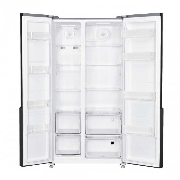 Frigider Side by Side Pyramis FSO189 Black Glass, 532 L, Total No Frost, Display Touch Control, iluminare LED, Clasa F [3]