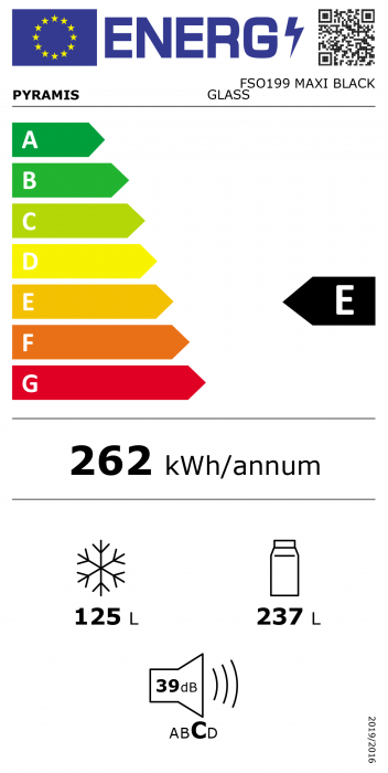 Frigider Side by Side Pyramis FSO199 Multi Door Black Glass, 362 L, Total No Frost, Tehnologie Inverter, Clasa E, Display Touch și iluminare LED [5]