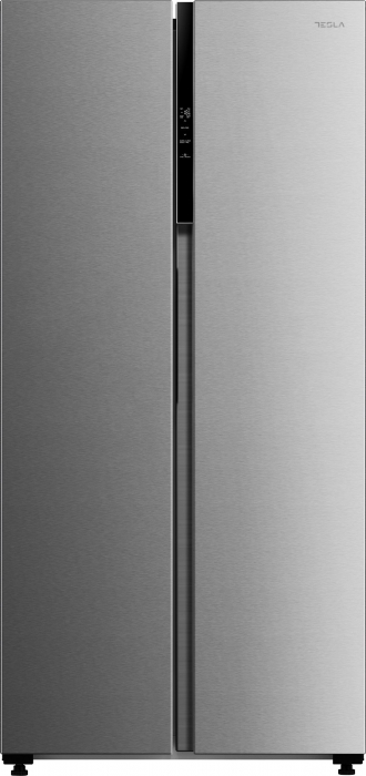 Frigider side-by-side Tesla RB4600FMXE, 460 l, Clasa E, Total No Frost, Motor Inverter, Display LED, H 177 cm, Inox [2]