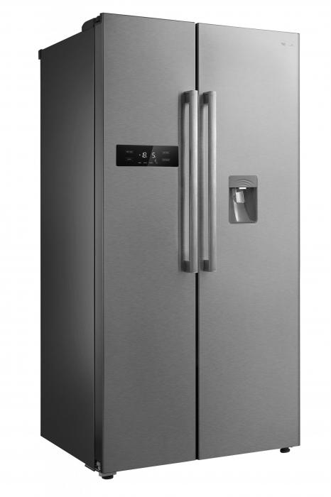 Frigider side-by-side Tesla RB5201FMXE, 535 l, Clasa E, Total No Frost, Dozator apa, Display LED, H 177 cm, Inox [2]