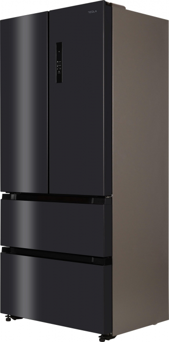 Frigider side-by-side Tesla RF5200FMAE, 512 l, Clasa E, Total No Frost, Motor Inverter, Display LED, H 190 cm, Inox Negru [2]