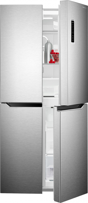 Frigider side-by-side Tesla RM3400FHXE, 362 l, Clasa E, Total No Frost, LED touch screen, H 180 cm, Inox [1]
