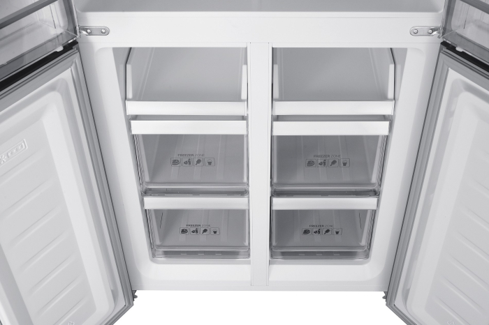 Frigider side-by-side Tesla RM4700FHBE, 466L, E,No Frost, Inverter, Zona convertibila,Sticla negru [12]