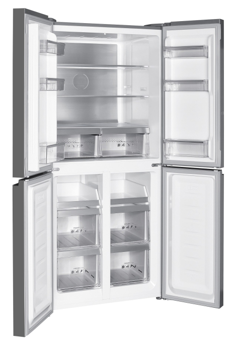Frigider side-by-side Tesla RM4700FHBE, 466L, E,No Frost, Inverter, Zona convertibila,Sticla negru [9]