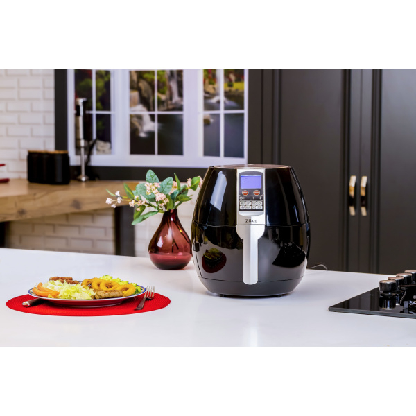 Friteuza Air Fryer, putere 1500W, capacitate 3L, Timer 30minute, panou digital / ZLN-3604 [9]