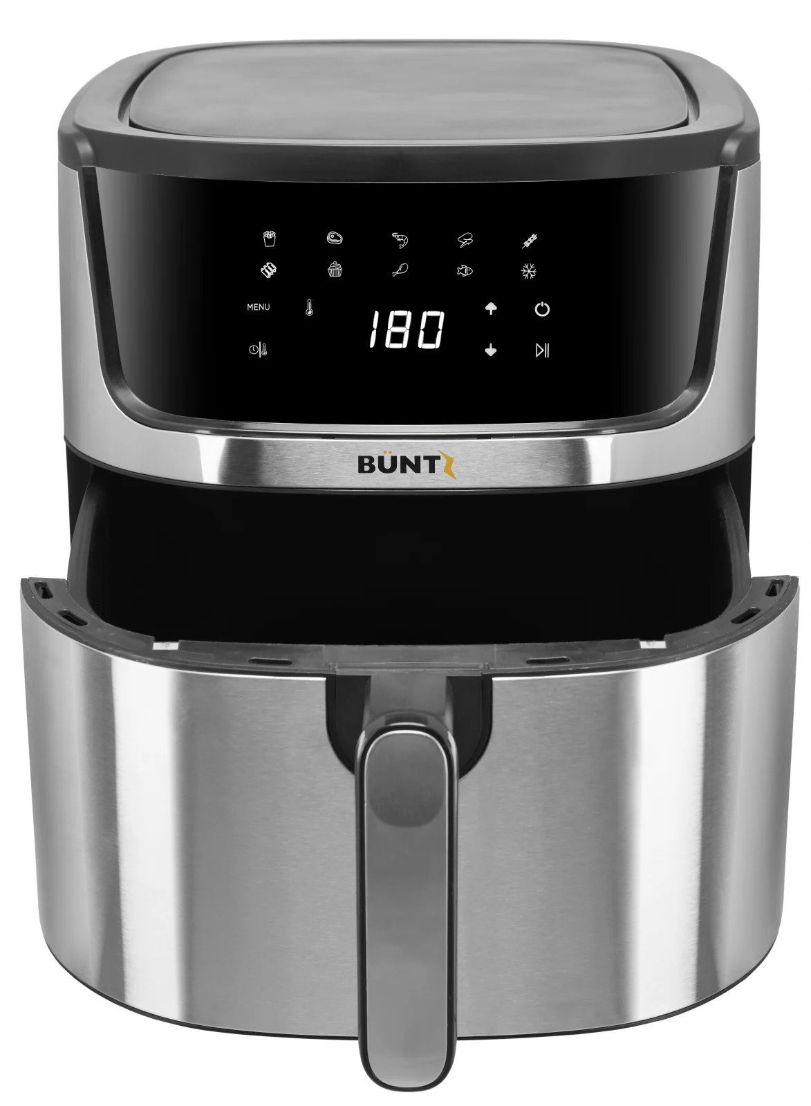 Friteuză cu aer cald Buntz Arete BAF-85S, 1950 W, capacitate 8.5 L, control tactil, 10 programe, argintiu [3]