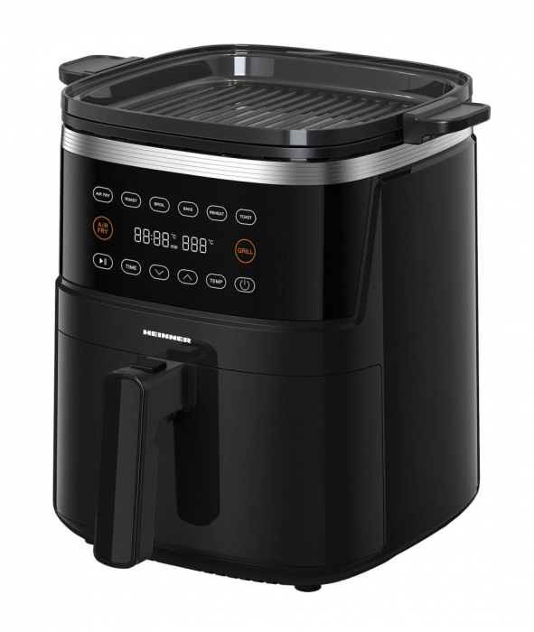 Friteuză cu aer cald și grill HEINNER VastCook HAFG-B5BK2600, 5L, 1400W/1200W, gătire sănătoasă [2]