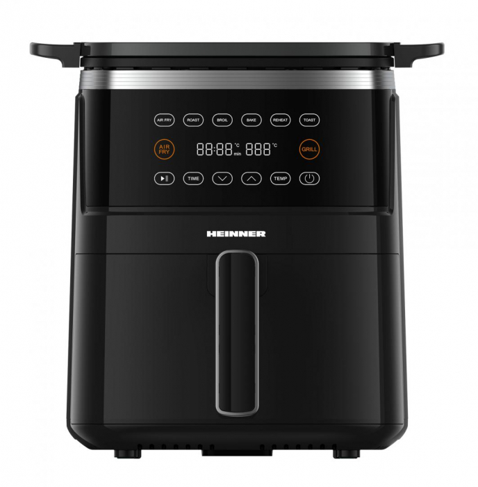Friteuză cu aer cald și grill HEINNER VastCook HAFG-B5BK2600, 5L, 1400W/1200W, gătire sănătoasă [4]