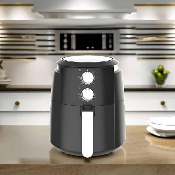 Friteuza cu aer cald Vivax DFA-515MB, 1500W, 5L, tehnologie ciclon, temperatura reglabila pana la 200°C, cronometru 60 minute cu oprire automata, negru [5]