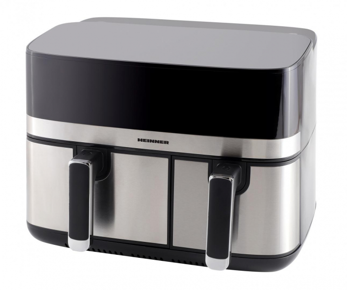 Friteuză Dublă Heinner Produal Fusion HAF-H9DB17BKS, 1700W, 8.6L, Gătire Sănătoasă cu Aer Cald [3]