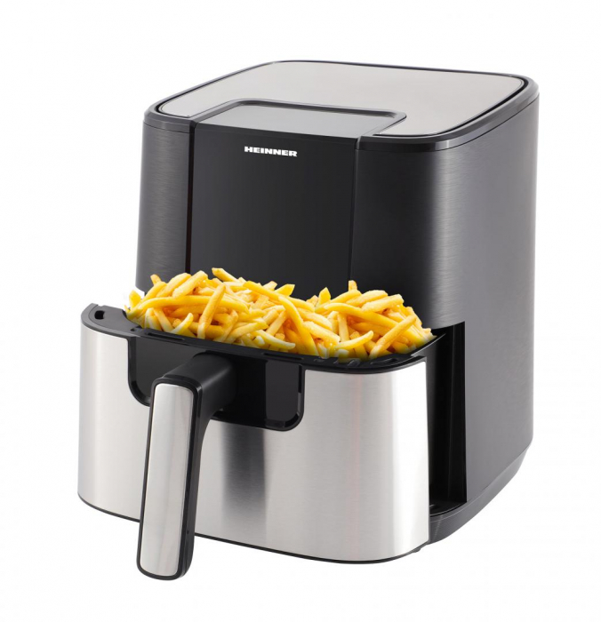 Friteuză fără ulei Heinner HealthyERA 15, 1500W, Capacitate 5.5L, Aer Cald, Negru [1]