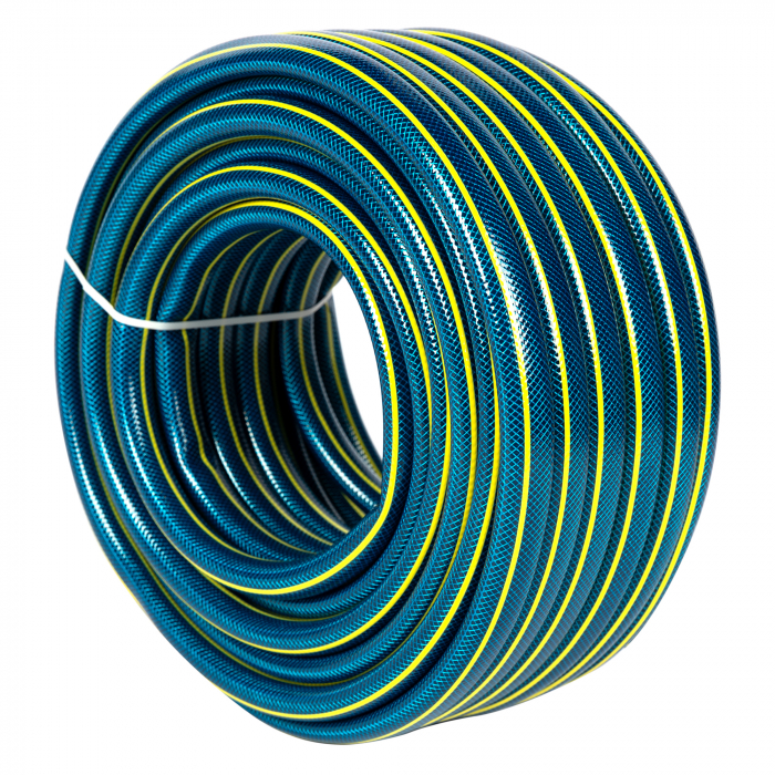 Furtun cu insertie 4 straturi, presiune 24 bar, dimensiune 3/4'', lungime 30 M, Micul Fermier [1]