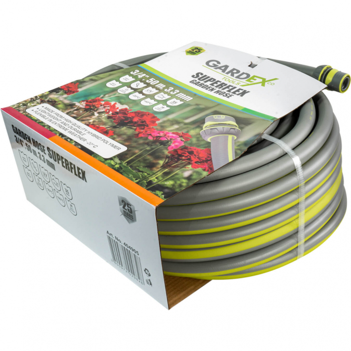 Furtun de gradina SUPERFLEX Diametru 1", Lungime 20m GX [2]