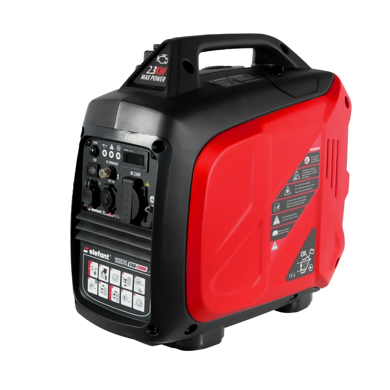 Generator cu Invertor ESG-2000 ELEFANT, Ieșire curent 2,3 kW, Siguranță de pornire, porturi USB [4]