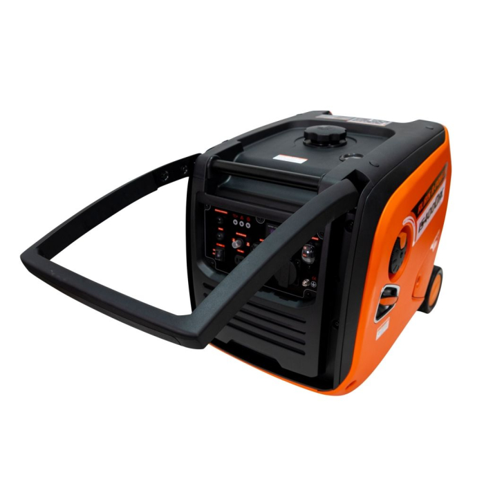 Generator curent inverter ModelR-Power IS4000RC, 4000W, pornire electrică + telecomandă, benzină, 230V + 12V, portabil, autonomie mare, regulator automat tensiune [5]