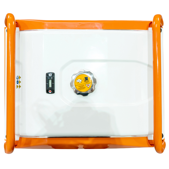 Generator curent trifazat ModelR-Power GE 8000, 7500W, 230/400V, pornire electrică, benzină, motor 4 timpi 459cc, cupru, cadru industrial, 2 prize [10]