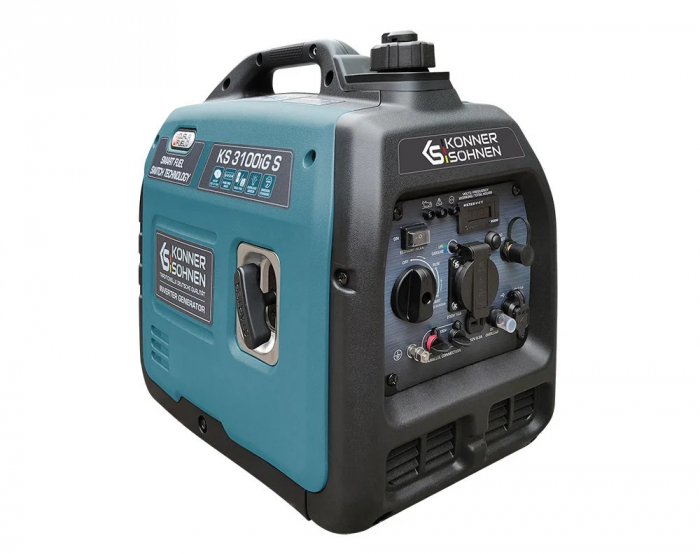 Generator de curent 3.1 Kw, inverter, Hibrid (GPL + BENZINA) - INSONORIZAT - KONNER & SOHNEN - KS-3100IG-S, Putere motor 4,6 cp / 79.7 cmc [5]