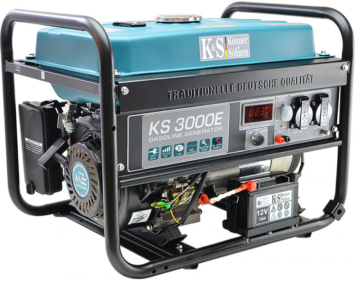 Generator de curent 3 kW benzina PRO - Konner & Sohnen - KS-3000E [2]