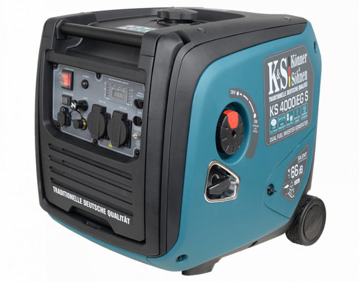 GENERATOR DE CURENT 4 KW INVERTER - BENZINA - INSONORIZAT - KONNER & SOHNEN - KS-4000IEG-S [2]